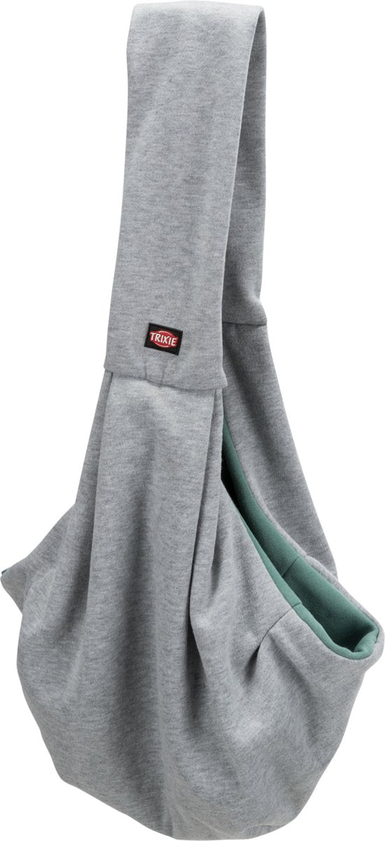 Trixie Junior Dog Bag Belly Carrier Grey Grey Green