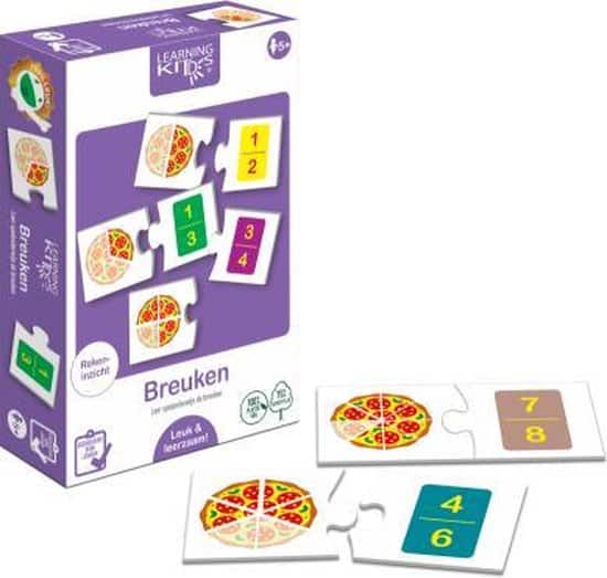 Kit d'apprentissage de jouets Bongers - fractions (20 x 2)
