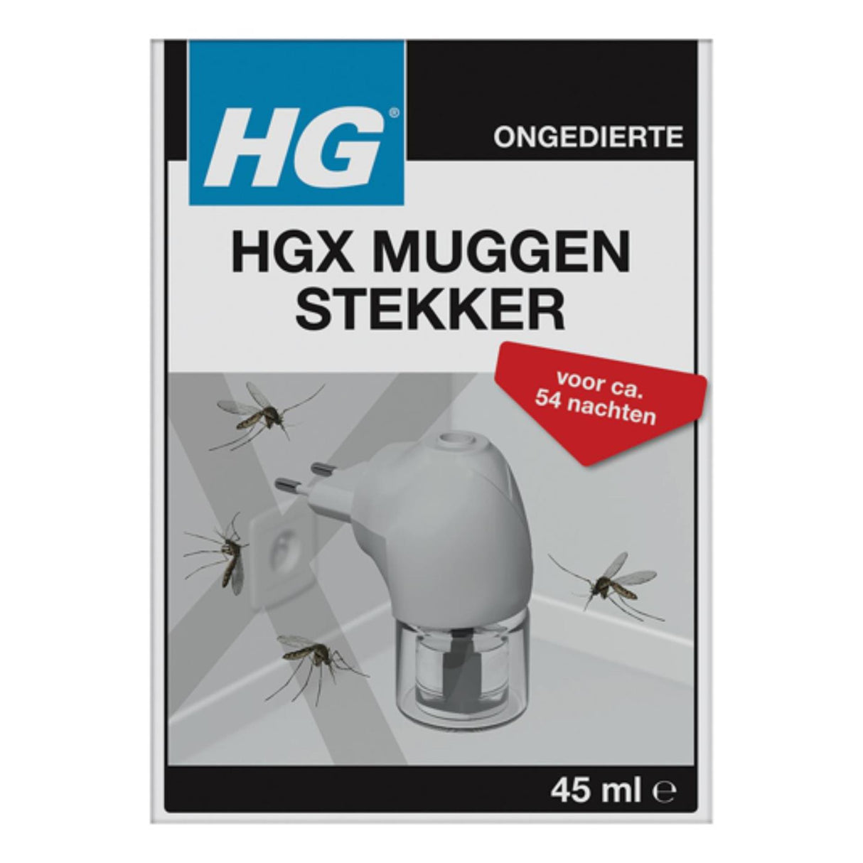 Hg x prise anti-moustique 15852n 1 pièce