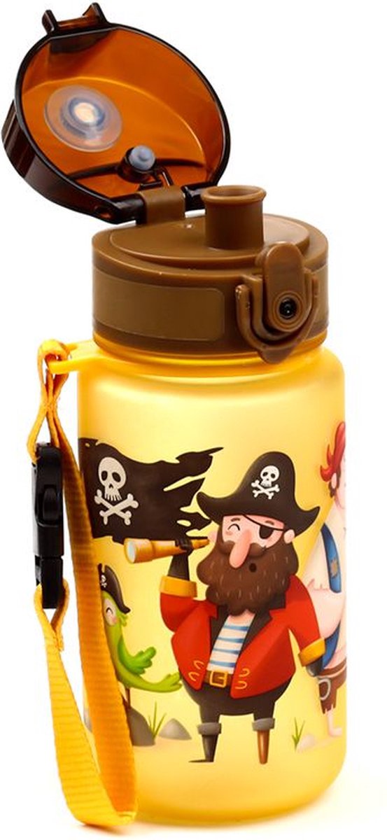 Gourde pour enfants Jolly Rogers Pirate Pop Top 350 ml ecozen
