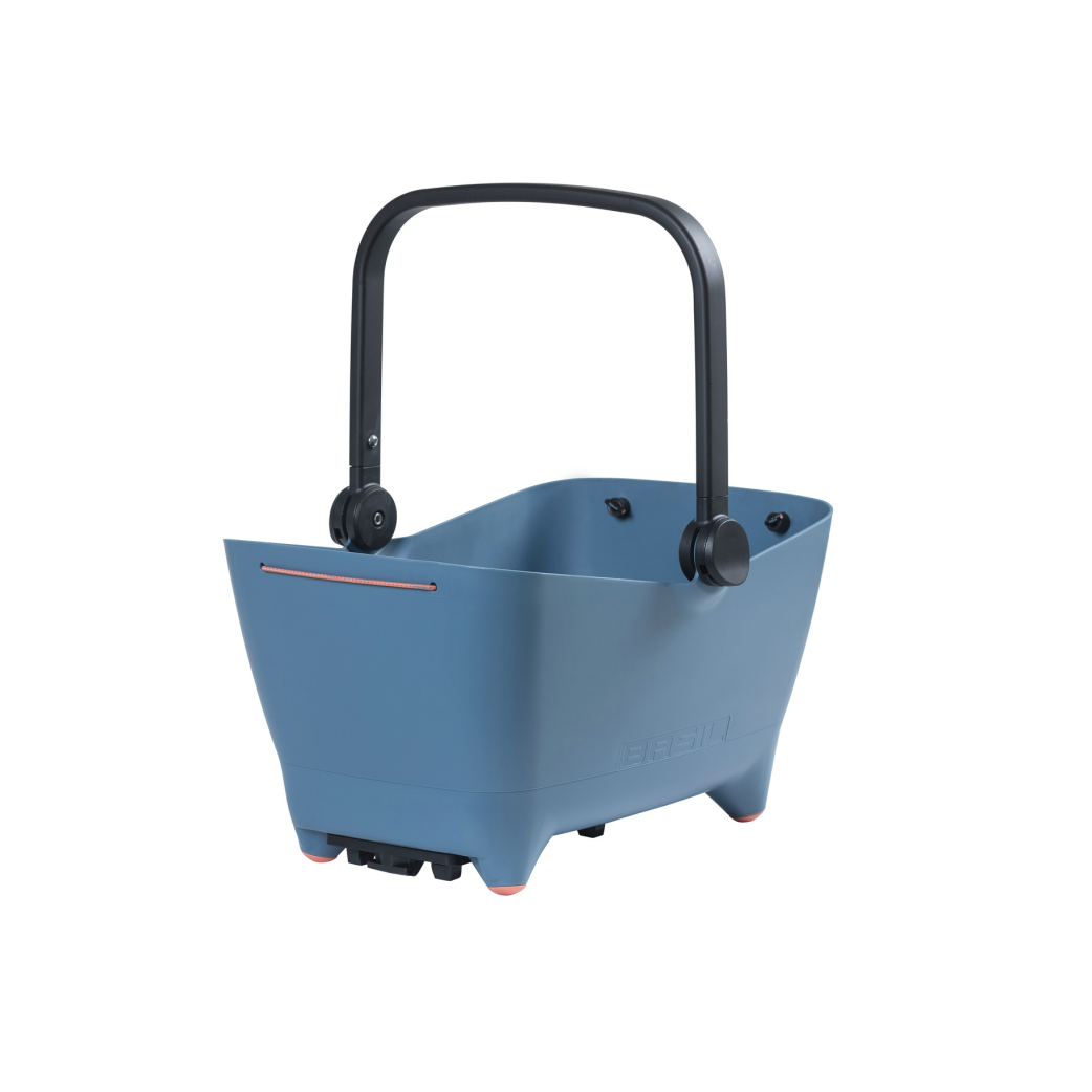 Basil Buddy Mik - panier de vélo pour chiens - bleu