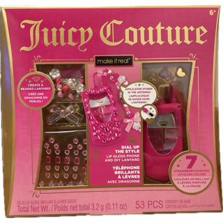 Juicy couture brillant à lèvres téléphone et ensemble d’ongles | 3 pièces
