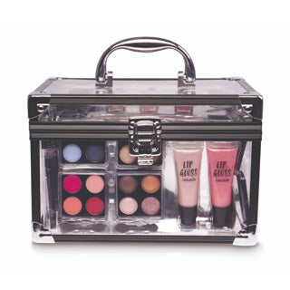 Trousse de maquillage Casuelle structure aluminium plexiglas