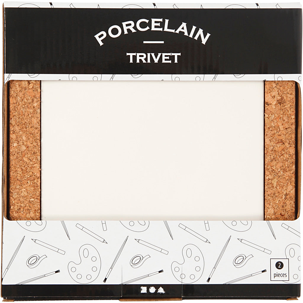 Porcelaine de cabine de cabine de Creativ avec cadre de liège