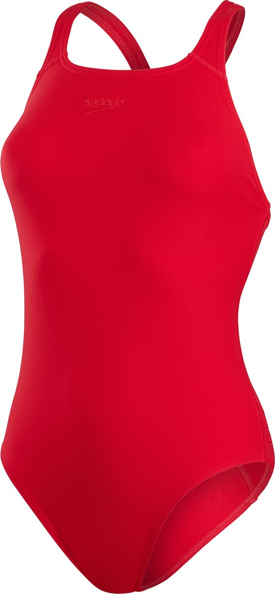Maillot de bain de sport femme Speedo endurance+ médaillé rouge - taille 34
