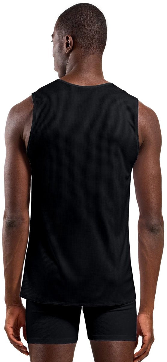 Odlo maillot de corps active light à col rond - homme - noir - xl