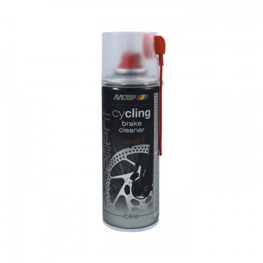 Nettoyer de frein à cyclisme Motip 200 ml. Nettoyant de freinage avec une capacité de dissolution élevée.
