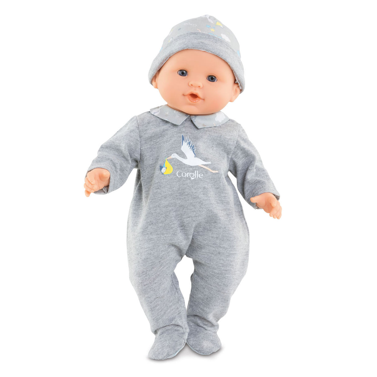 Corolle Mon Grand Poupon - Pajamas Ooievaar, 36cm