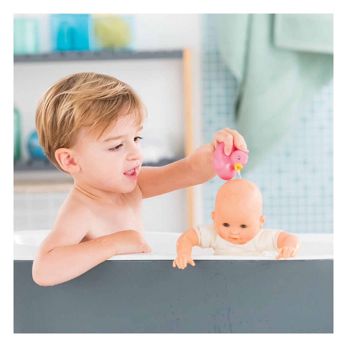 Poupée de bain poupon Corolle mon premier - coralie, 30cm