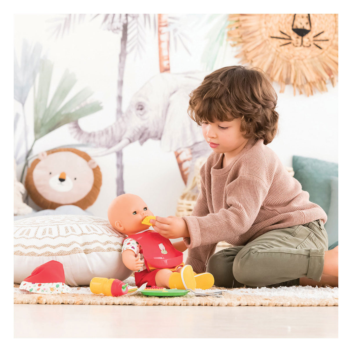 Corolle Mon Grand Poupon Dolls Care Set Dinner Heure