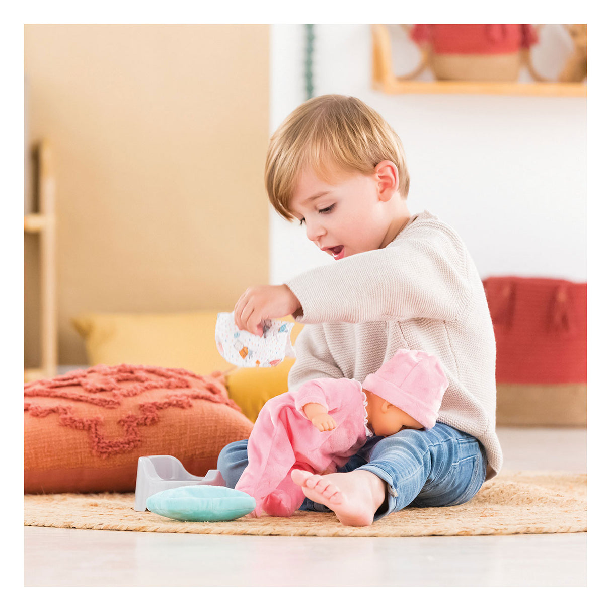 Corolle Mon Premier Poupon - Baby Jar avec lingettes
