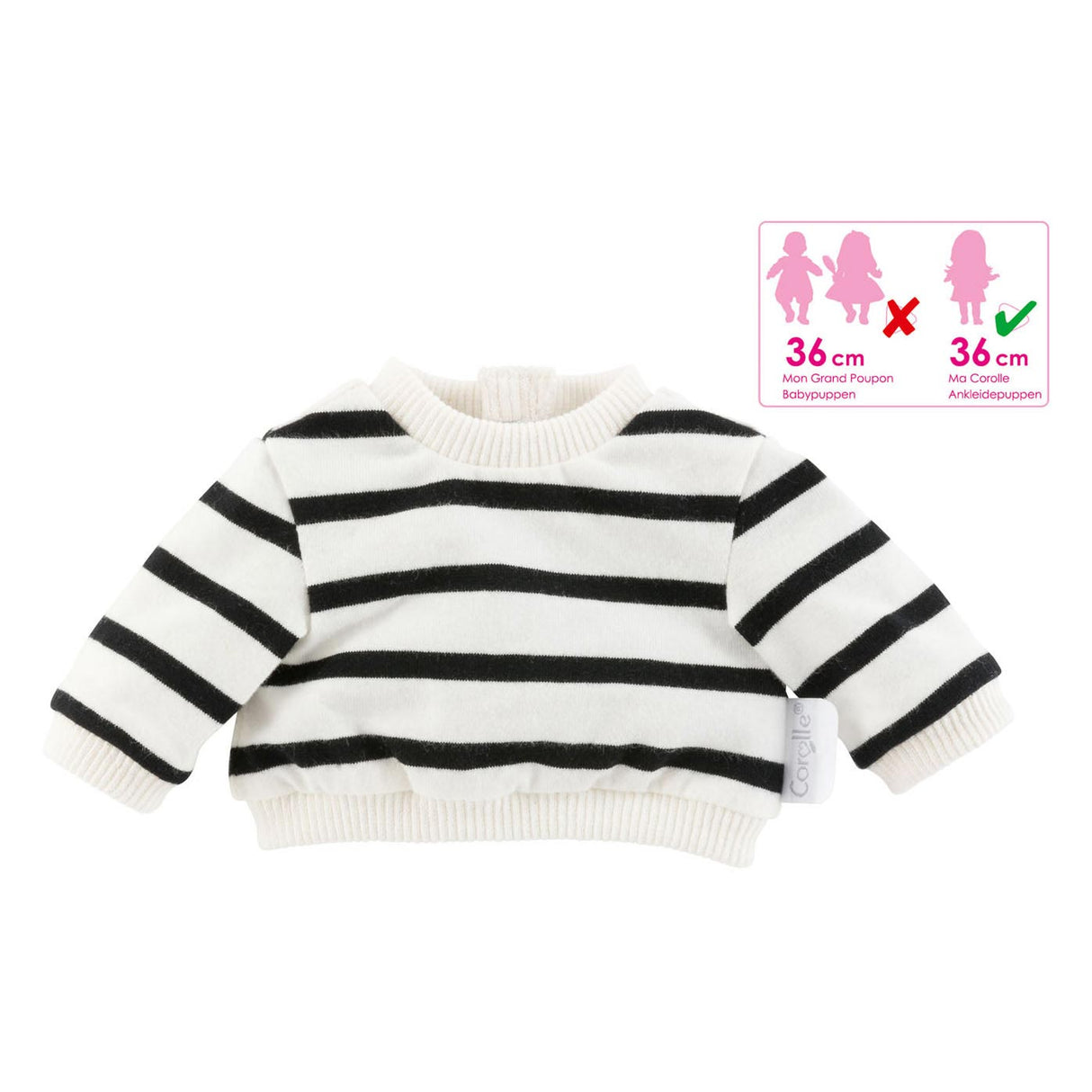 Corolle Ma Dolls Pullover rayé