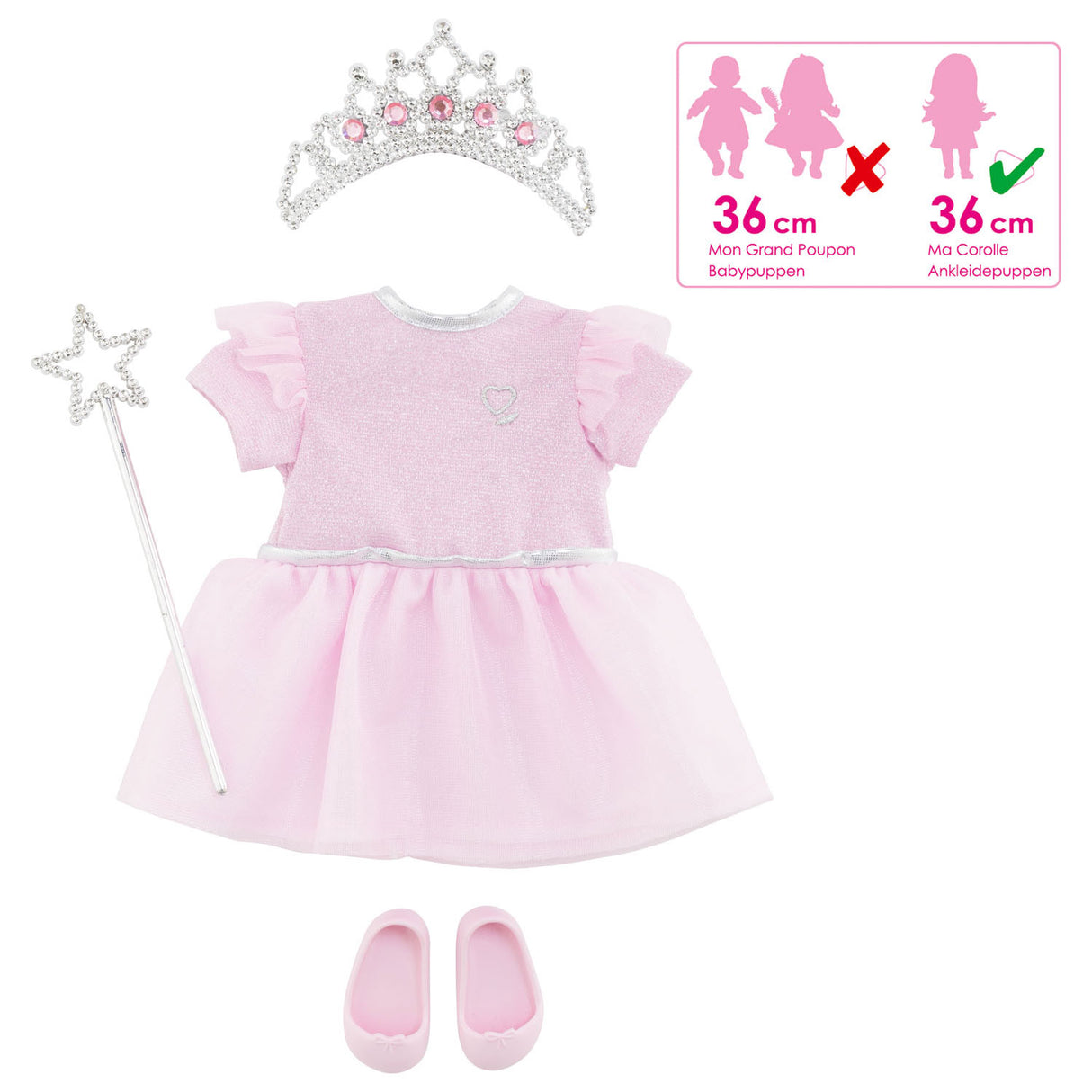 Corolle ma poppenoutfit princesse