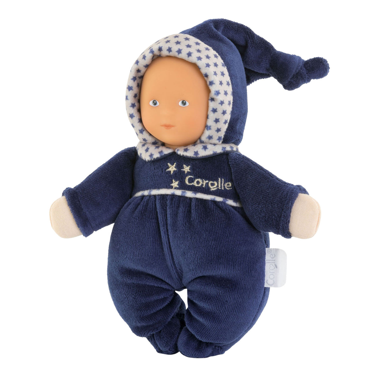 Corolle mon doudou babidoux poupée bébé rêves étoilés bleu marine, 20cm