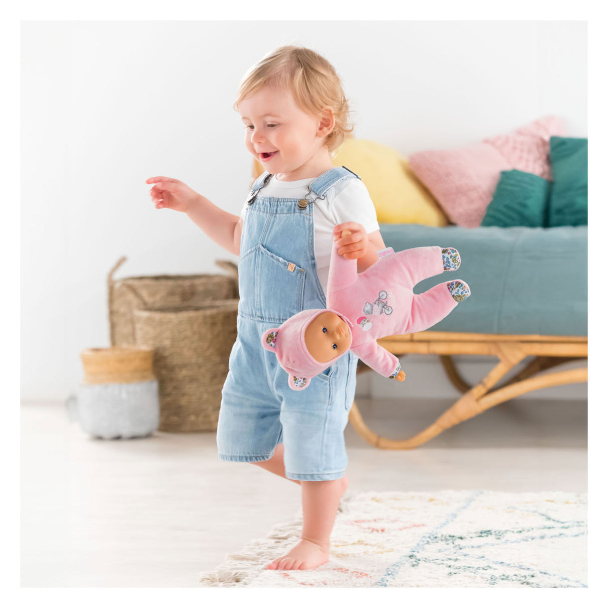 Corolle Mon Doudou Sweet Heart Babypop - Bière rose, 30 cm