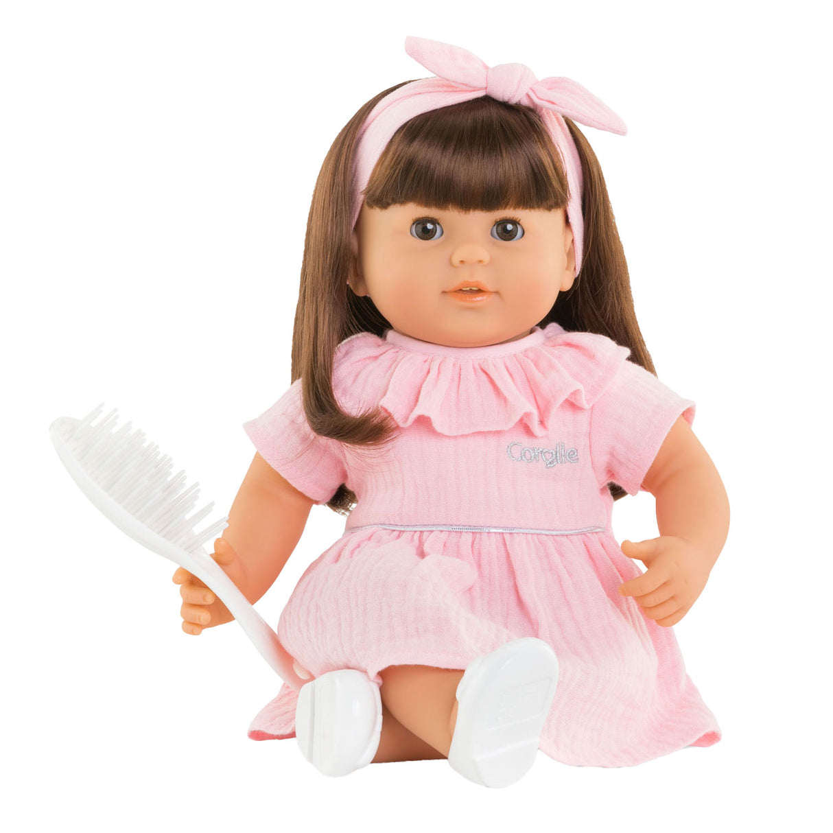 Corolle mon grand poupon poupon cheveux longs - julie, 36cm