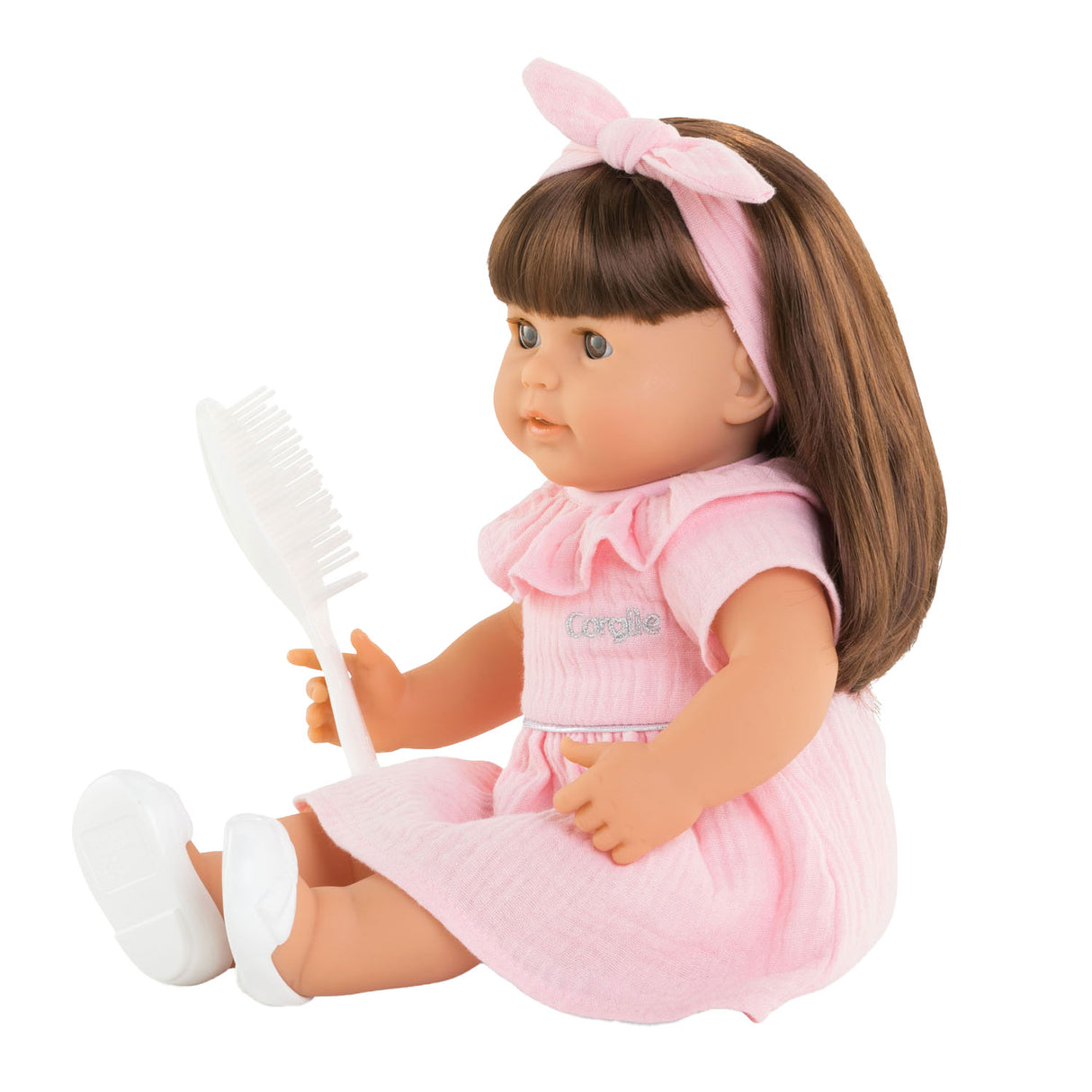 Corolle mon grand poupon poupon cheveux longs - julie, 36cm