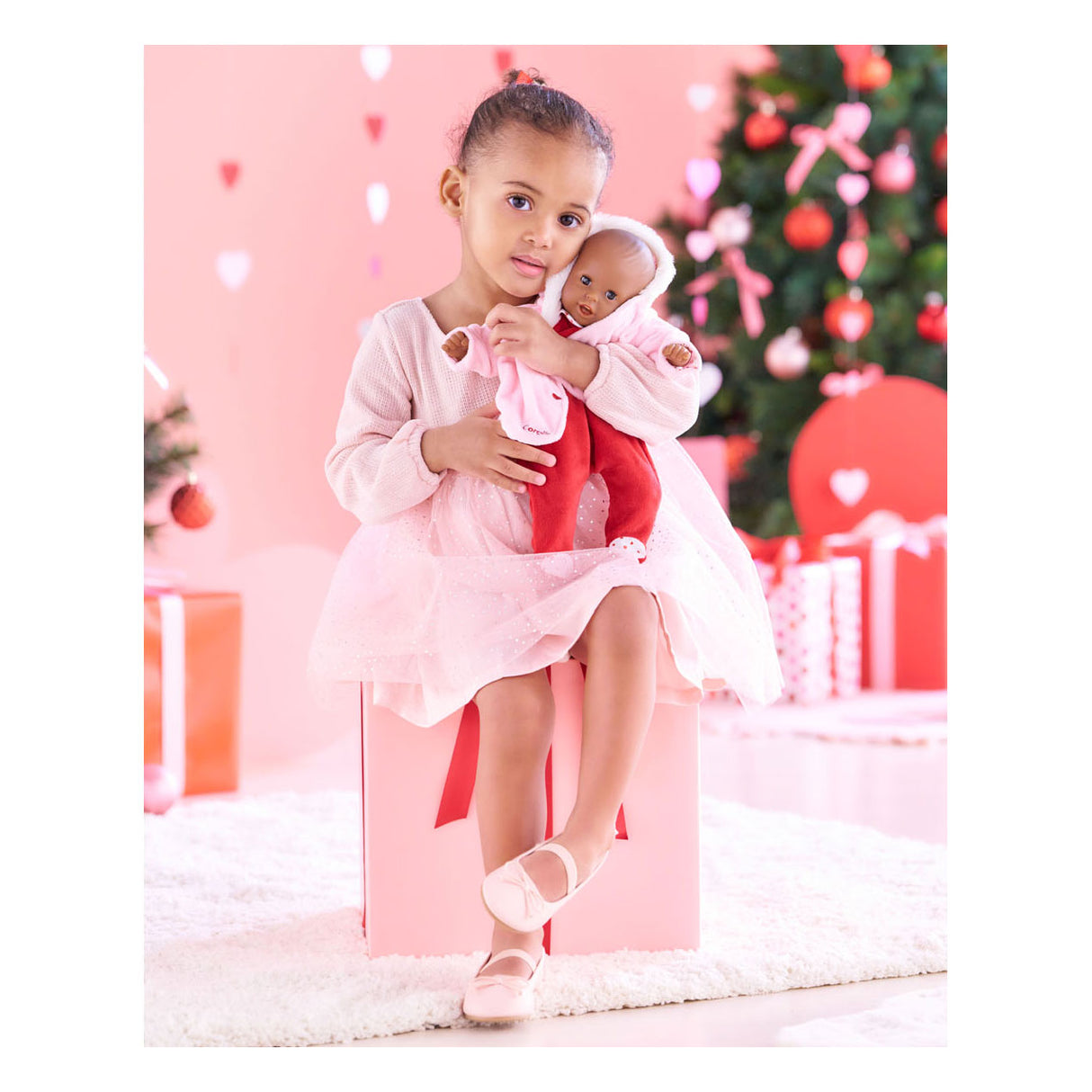 Corolle mon premier poupon veste coeurs rose, 30cm