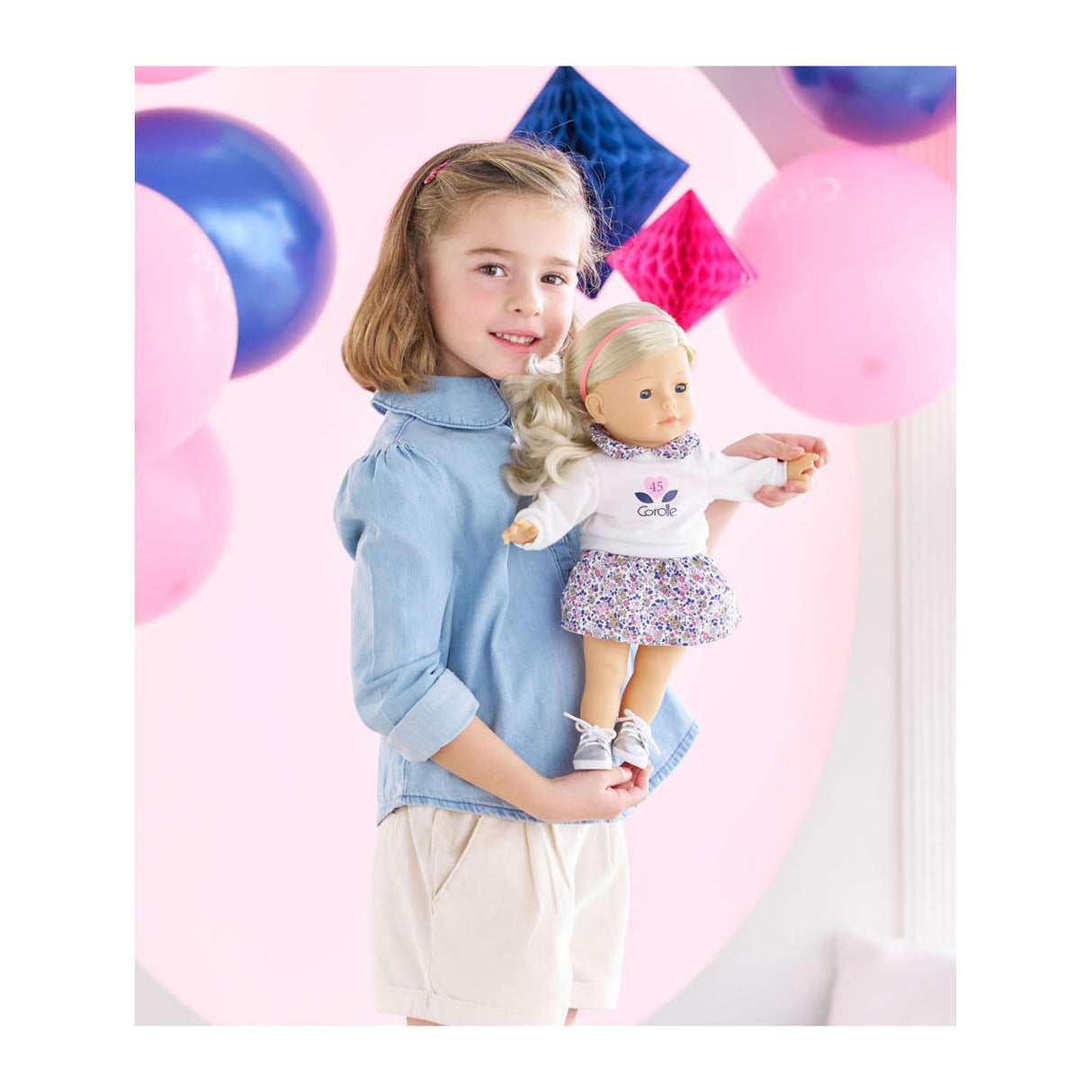 Corolle Ma Babypop avec une longue Clemence Haren, 36 cm
