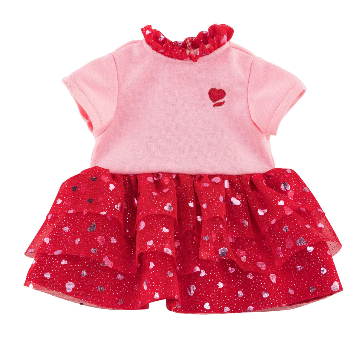 Robe Corolle ma avec coeurs, 36cm