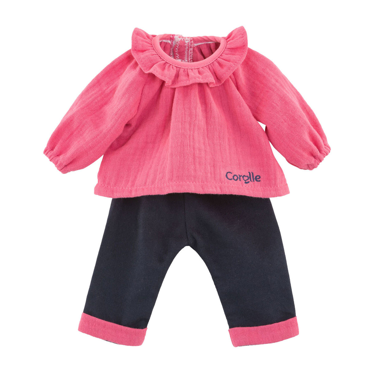Chemisier et pantalon Corolle ma rose, 36cm