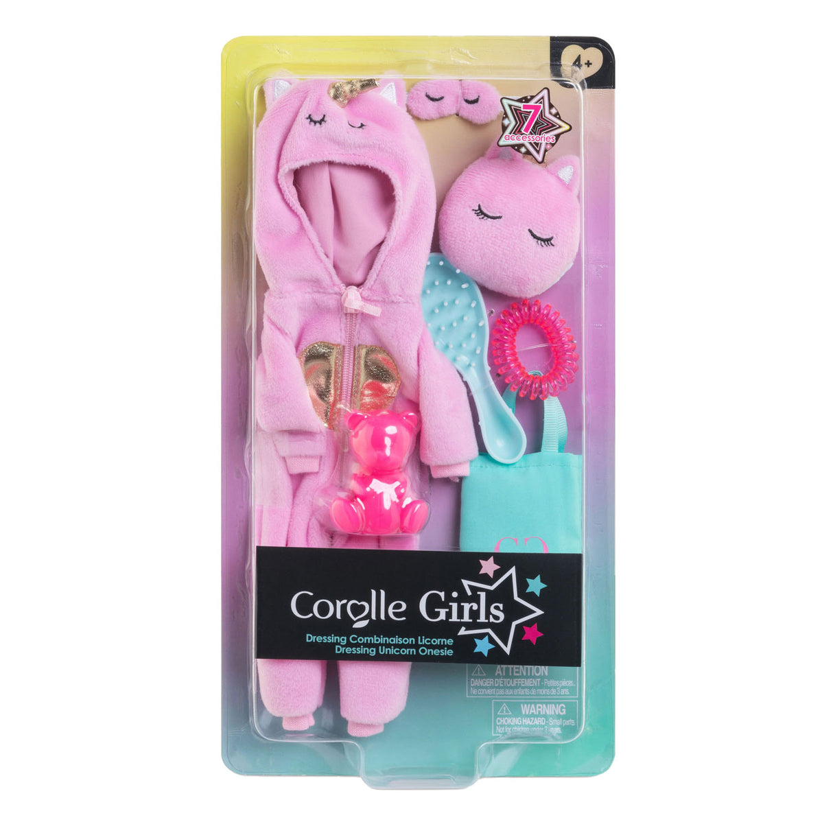 Corolle filles - vêtements de poupée onesie licorne