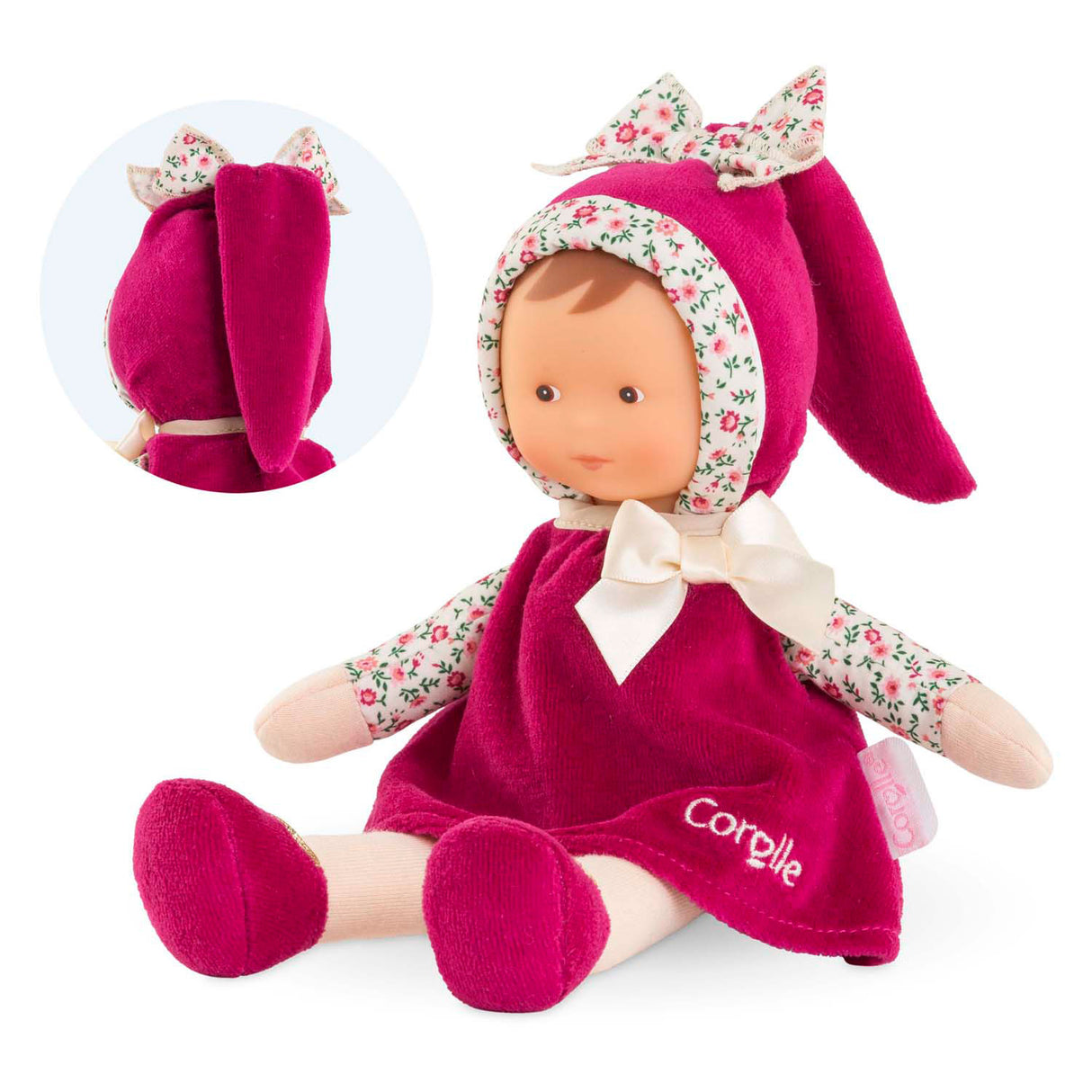 Mademoiselle Corolle - poupée grenadine rose, 25cm