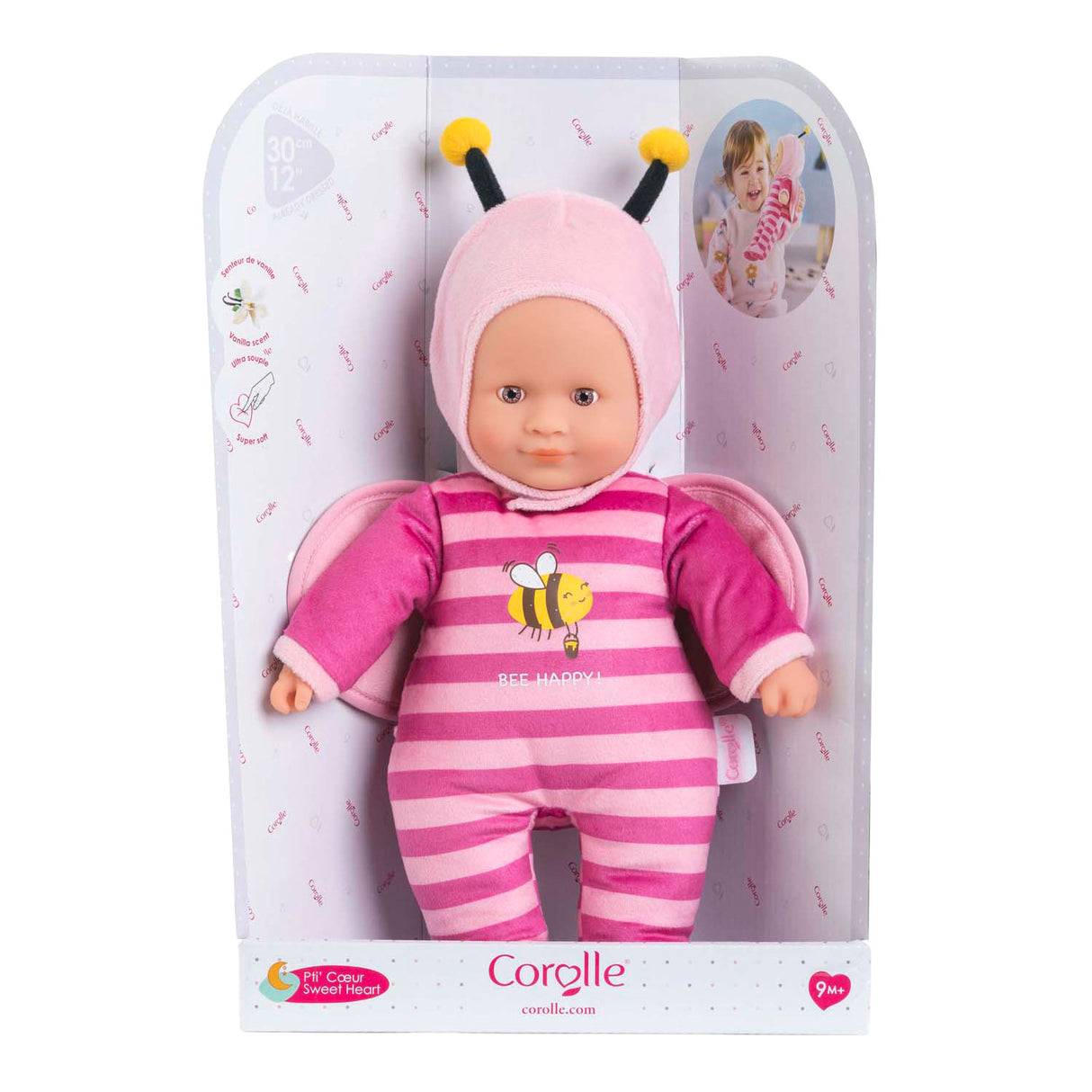 Poupée Corolle coeur doux - abeille, 30cm