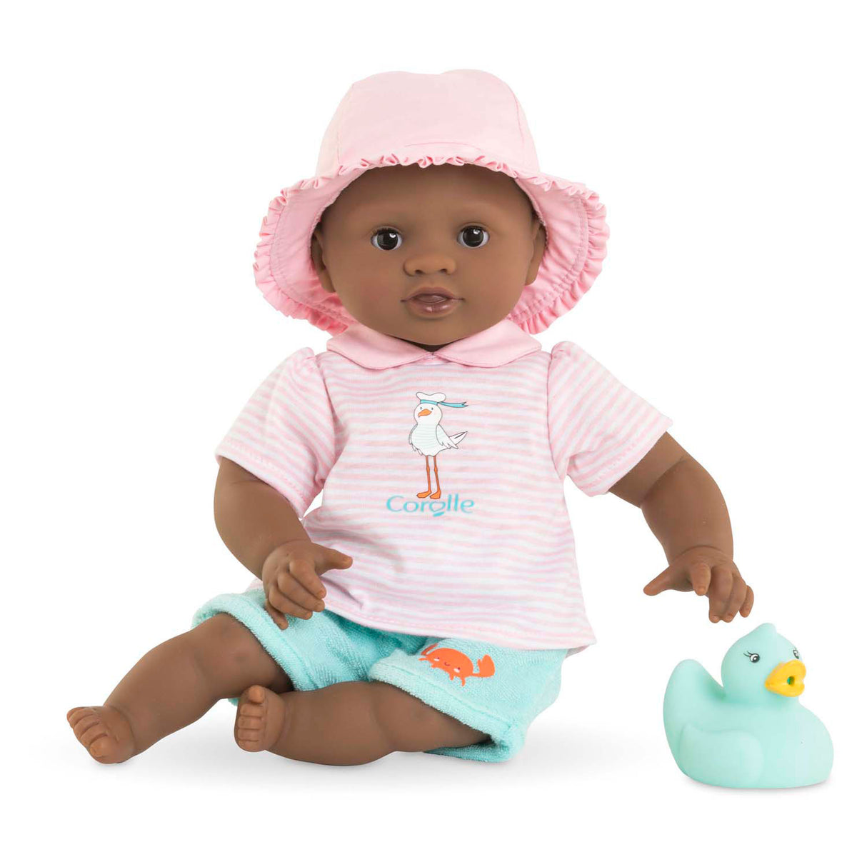 Corolle poupée de bain alyzée - poupée bébé 30cm résistante à l'eau multi couleurs.