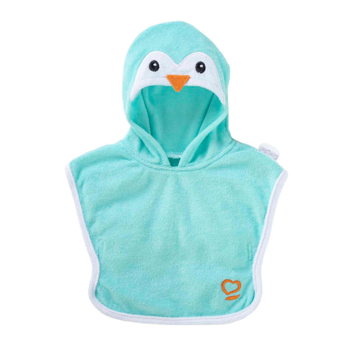 Cape de bain Corolle pour poupée - pingouin, 30cm