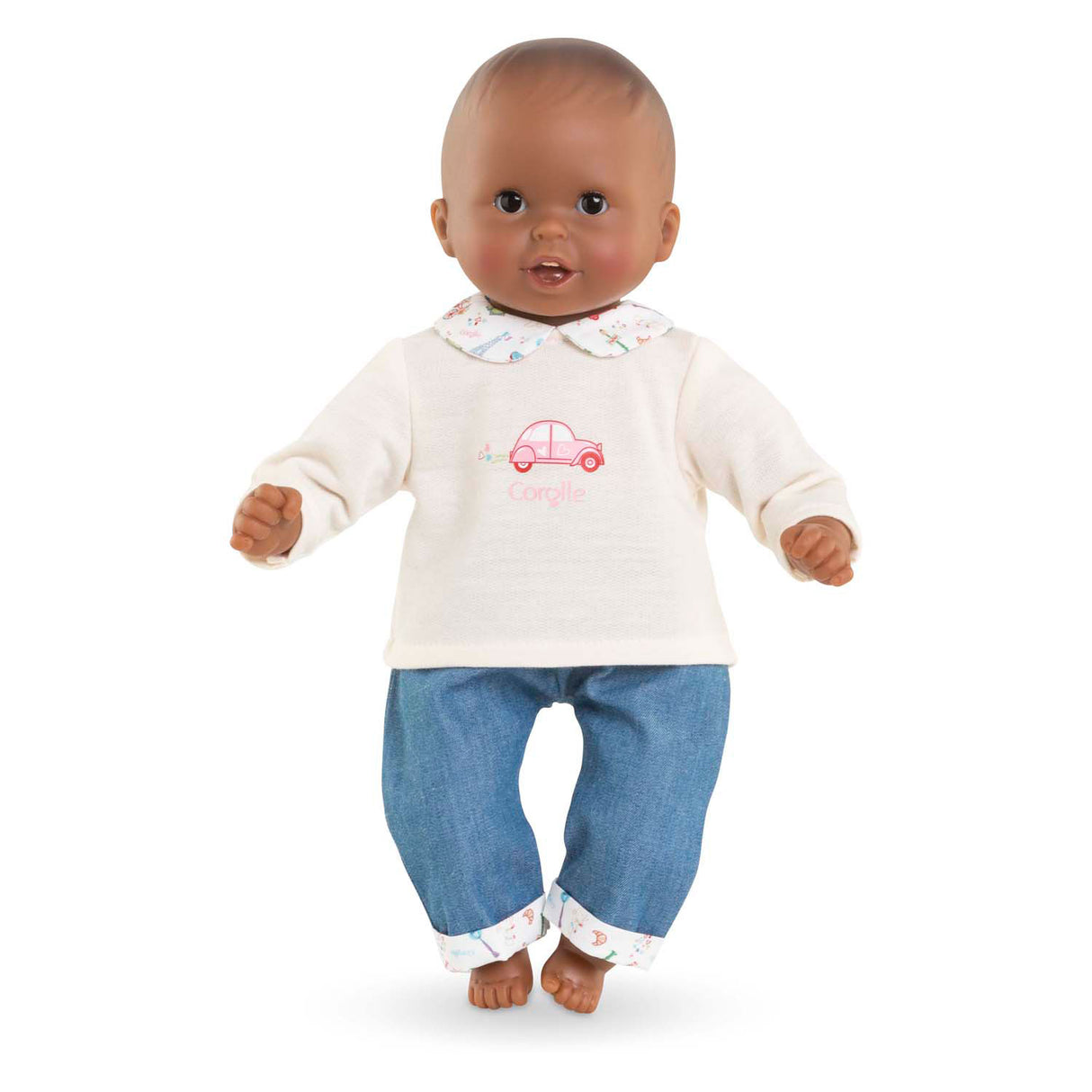 T-shirt et jean Corolle pour poupée bébé, 30cm