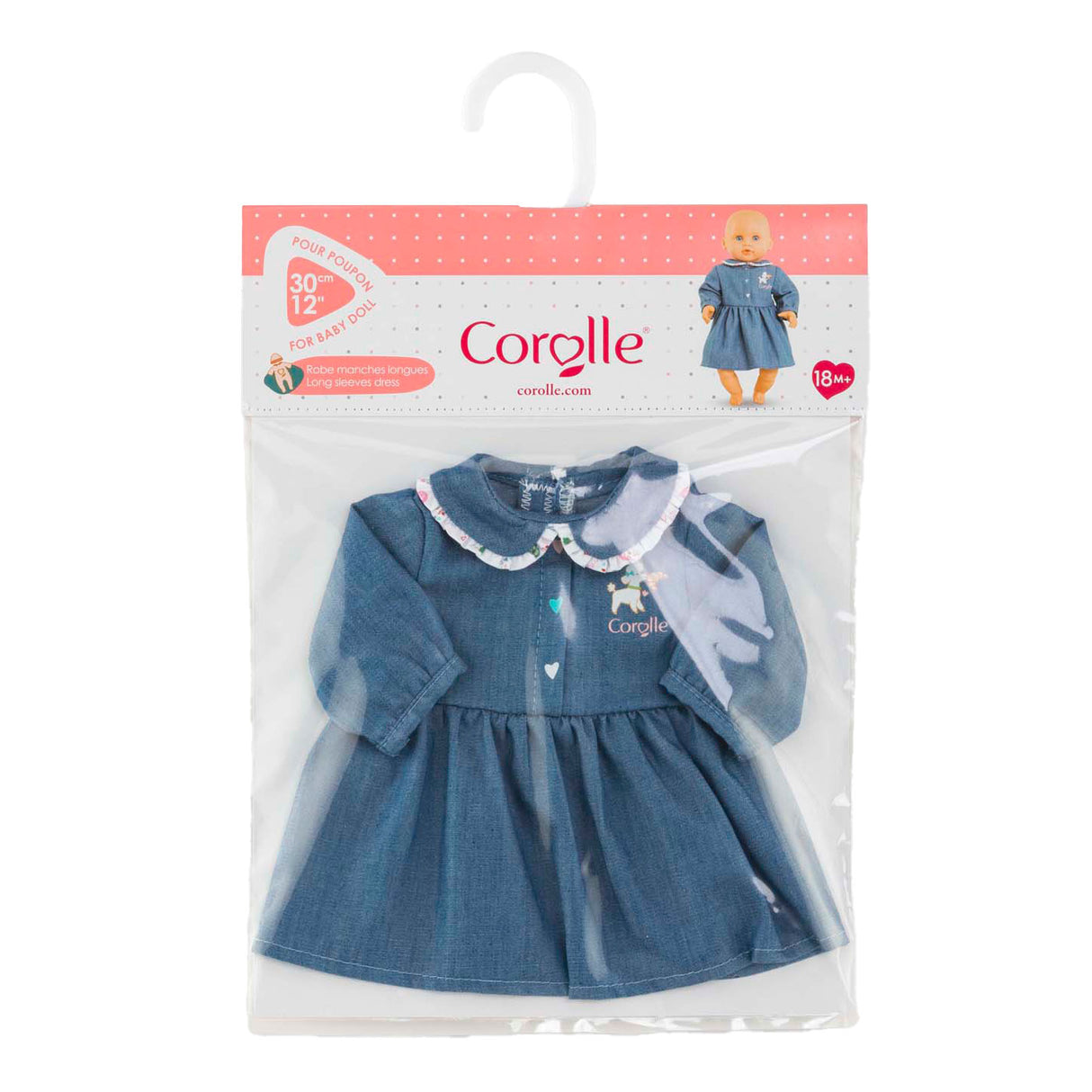 Robe Corolle pour poupée, 30cm