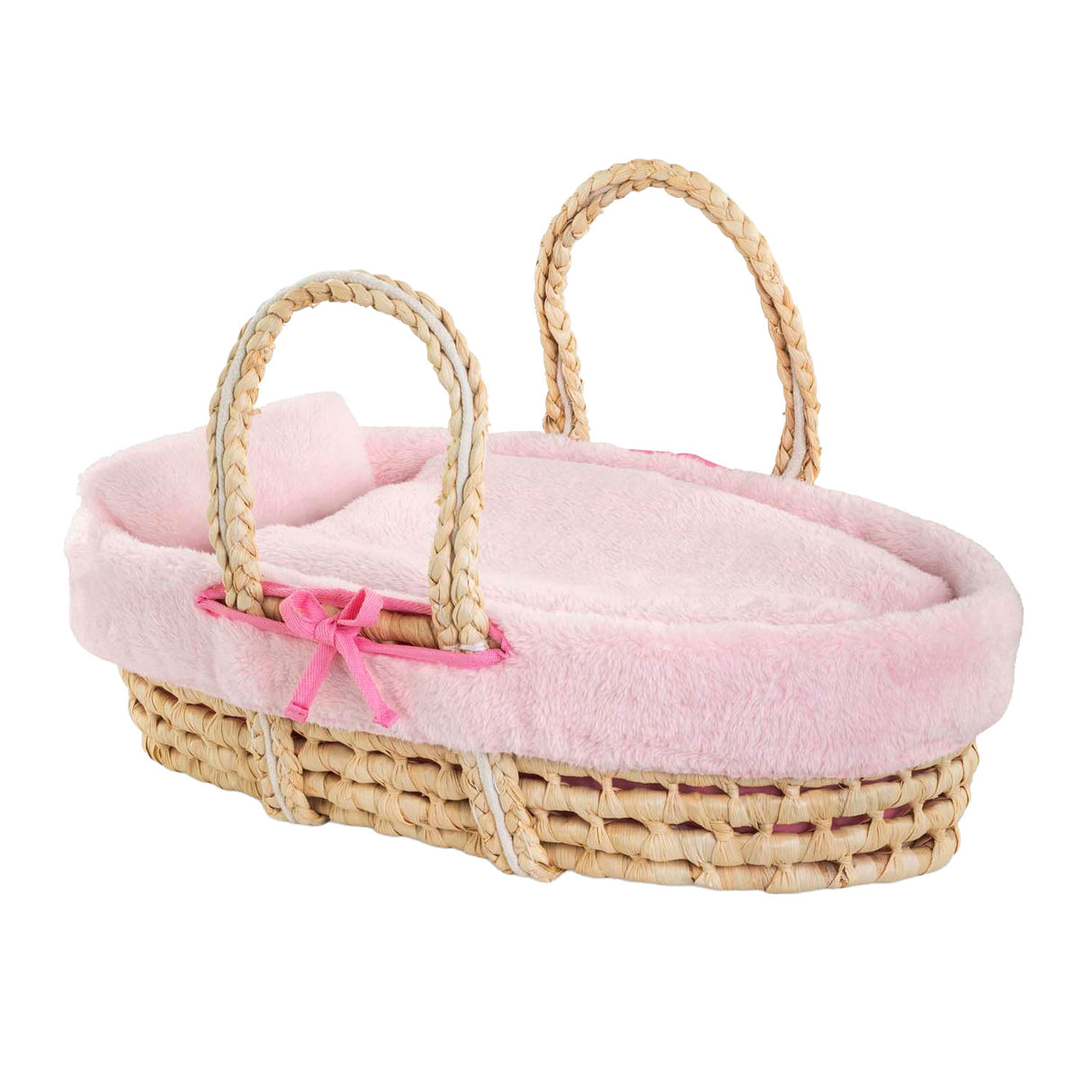 Ensemble panier tressé Corolle pour poupée bébé - peluche