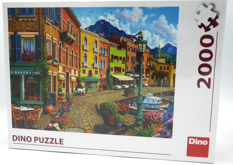 Puzzle dinosaure Dinotoys de la rue de la sieste de l'après-midi - 2000 pièces