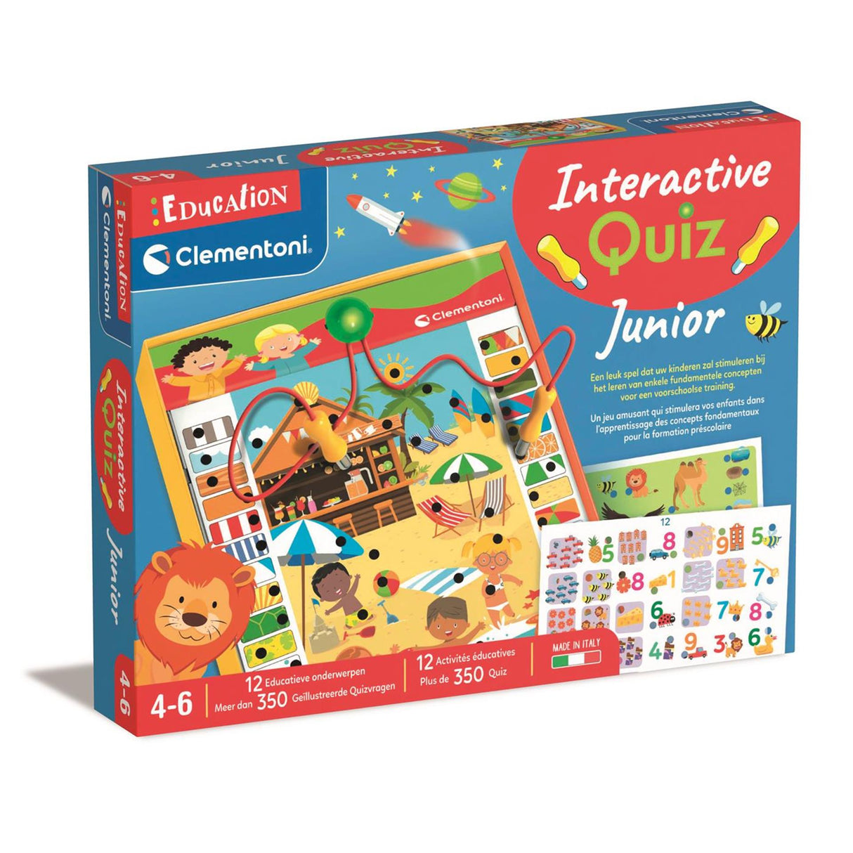 Quiz interactif Clementoni junior 4-6 ans