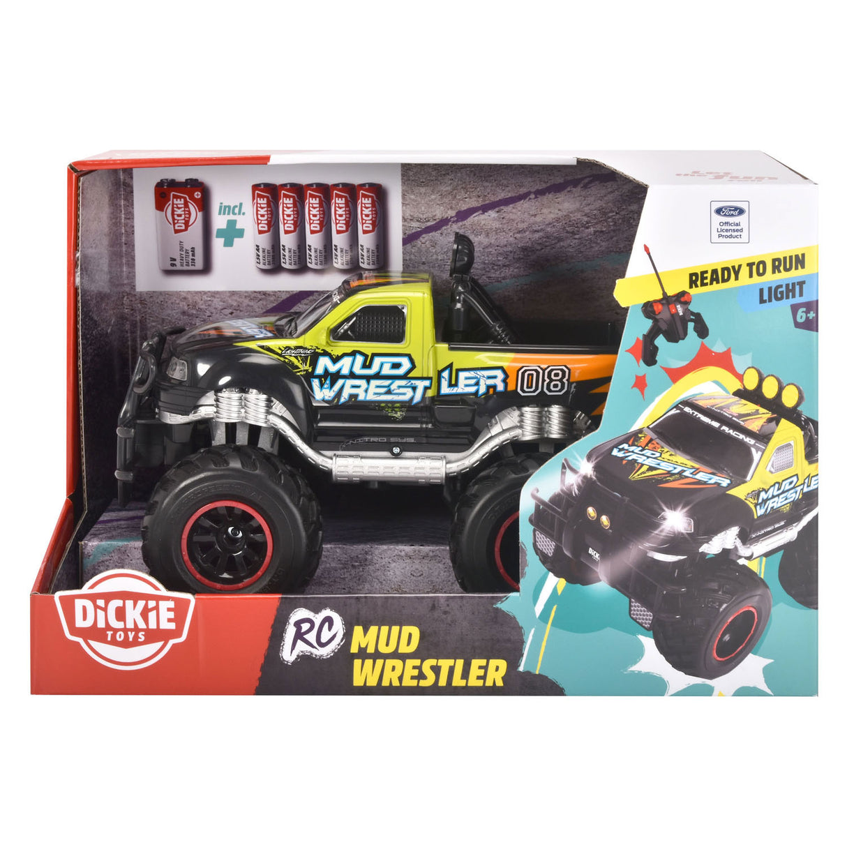 Dickie rc lutteur de boue de voiture contrôlée ford f150 rtr
