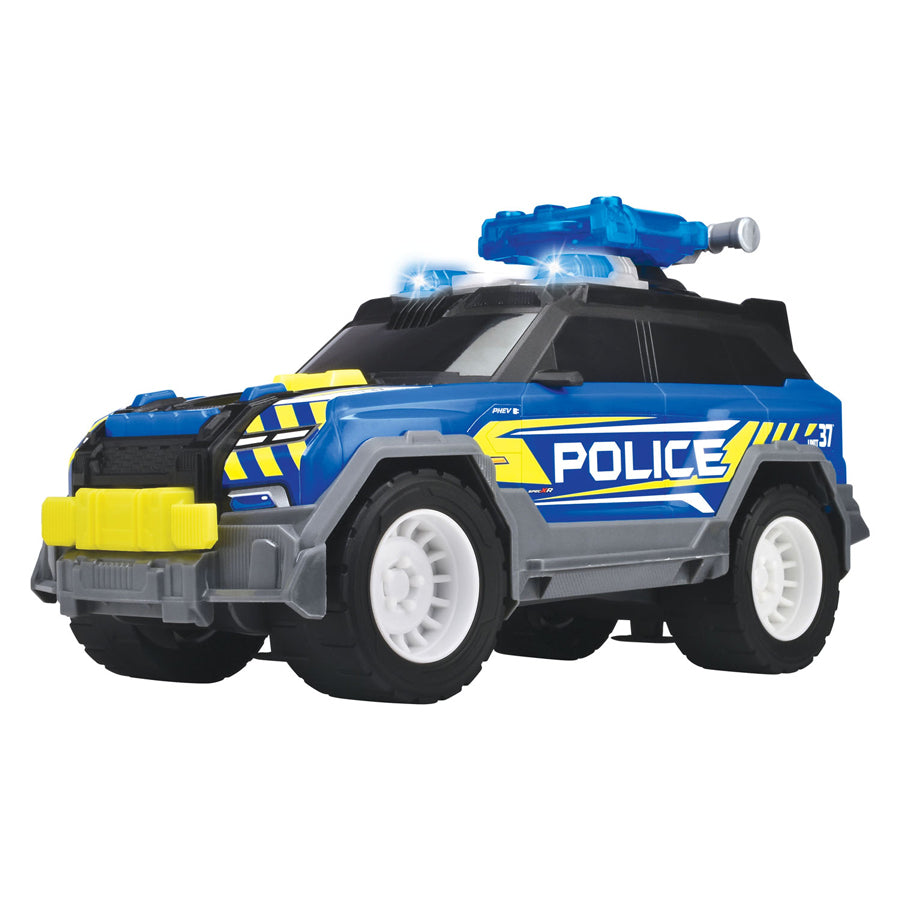 Dickie Toys - SUV de police - voiture de police - drone - lumière et son - à partir de 3 ans