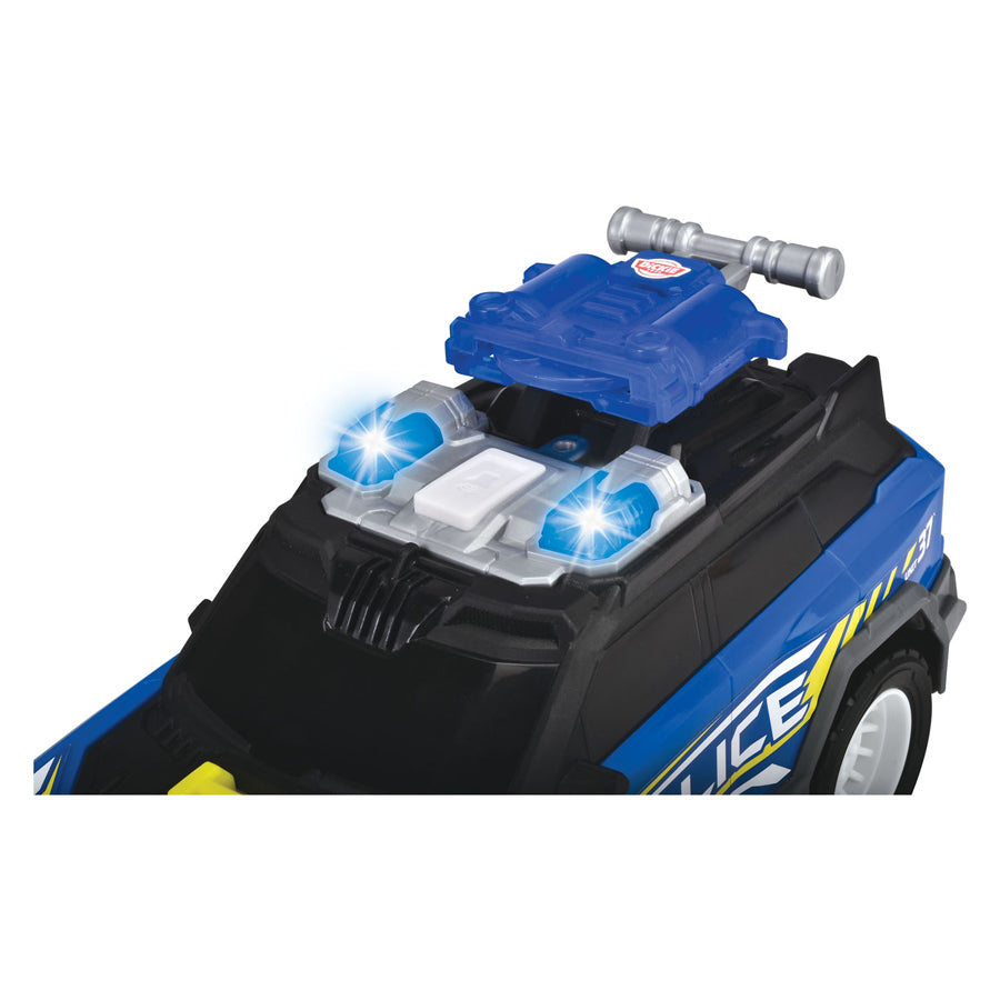 Dickie Toys - SUV de police - voiture de police - drone - lumière et son - à partir de 3 ans