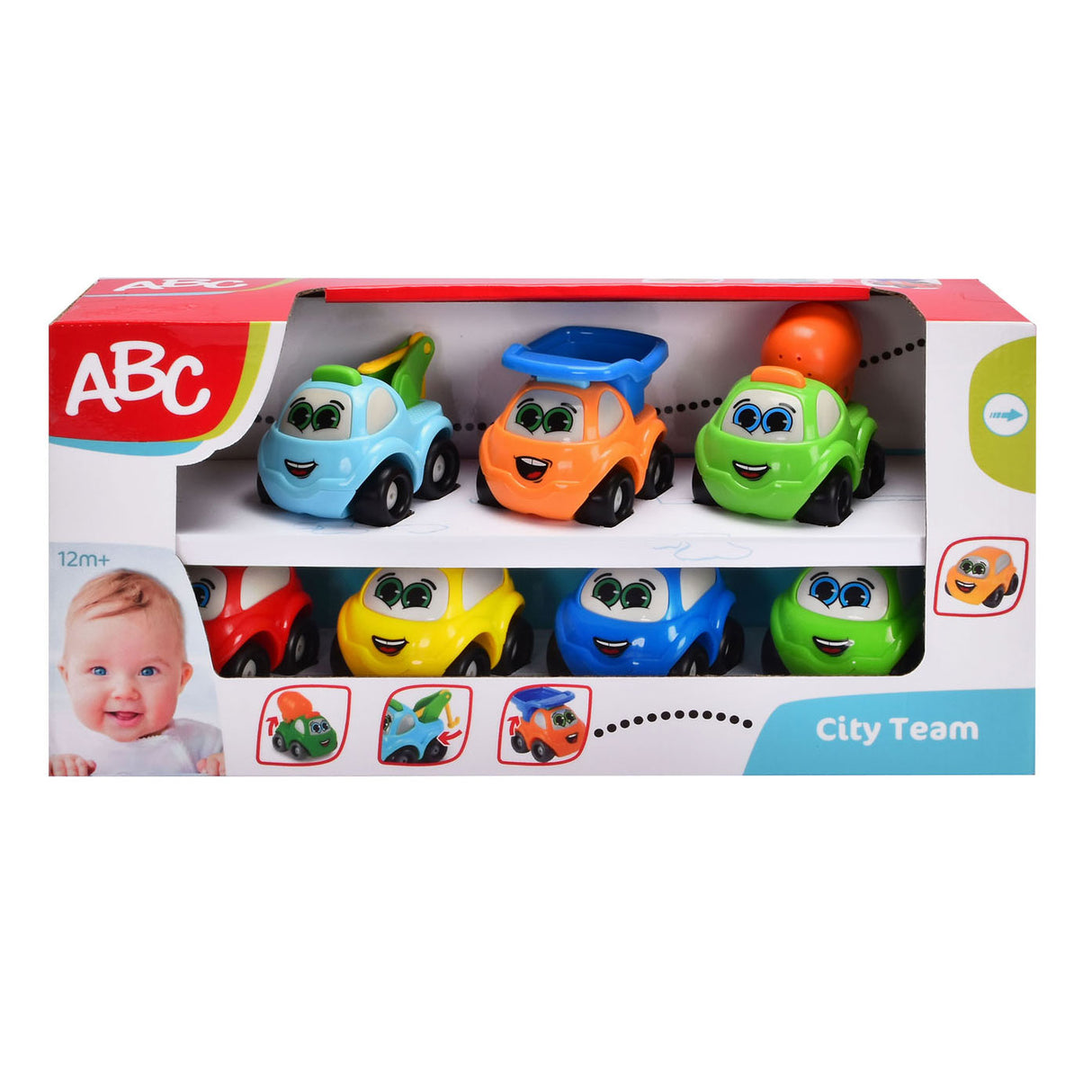 Voiture de l'équipe ABC City, 7 pièces.