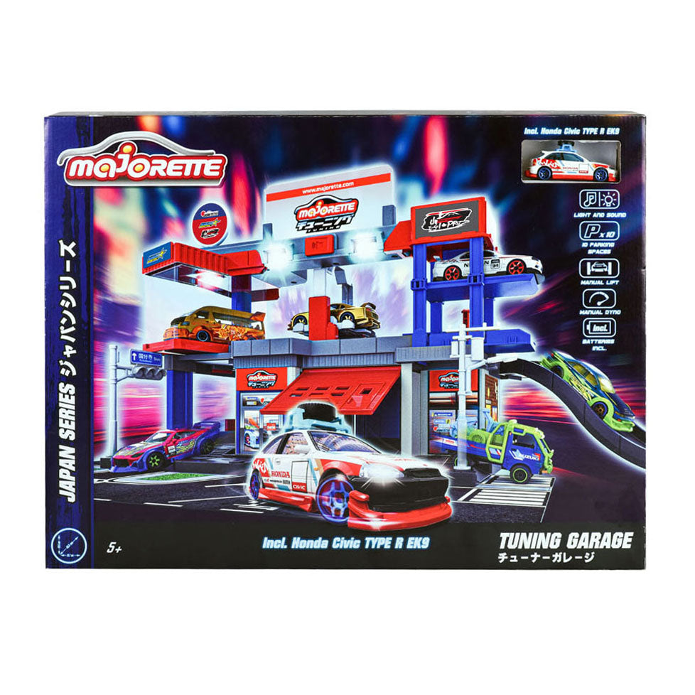 Ensemble de jeu de garage de réglage de la série Majorette Japan