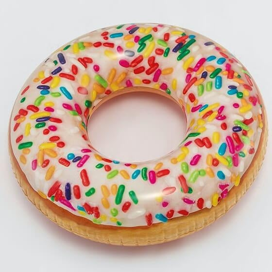 Donut plissé gonflable Intex