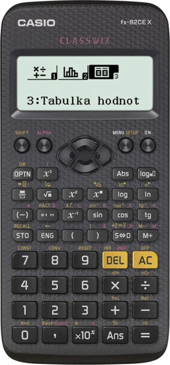 Casio fx-82cex - calculatrice scolaire - scientifique - plastique - noir