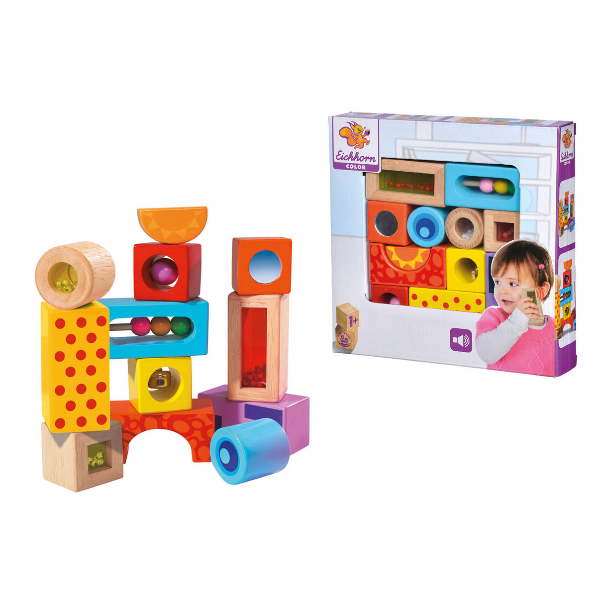Blocs de construction Eichhorn avec son