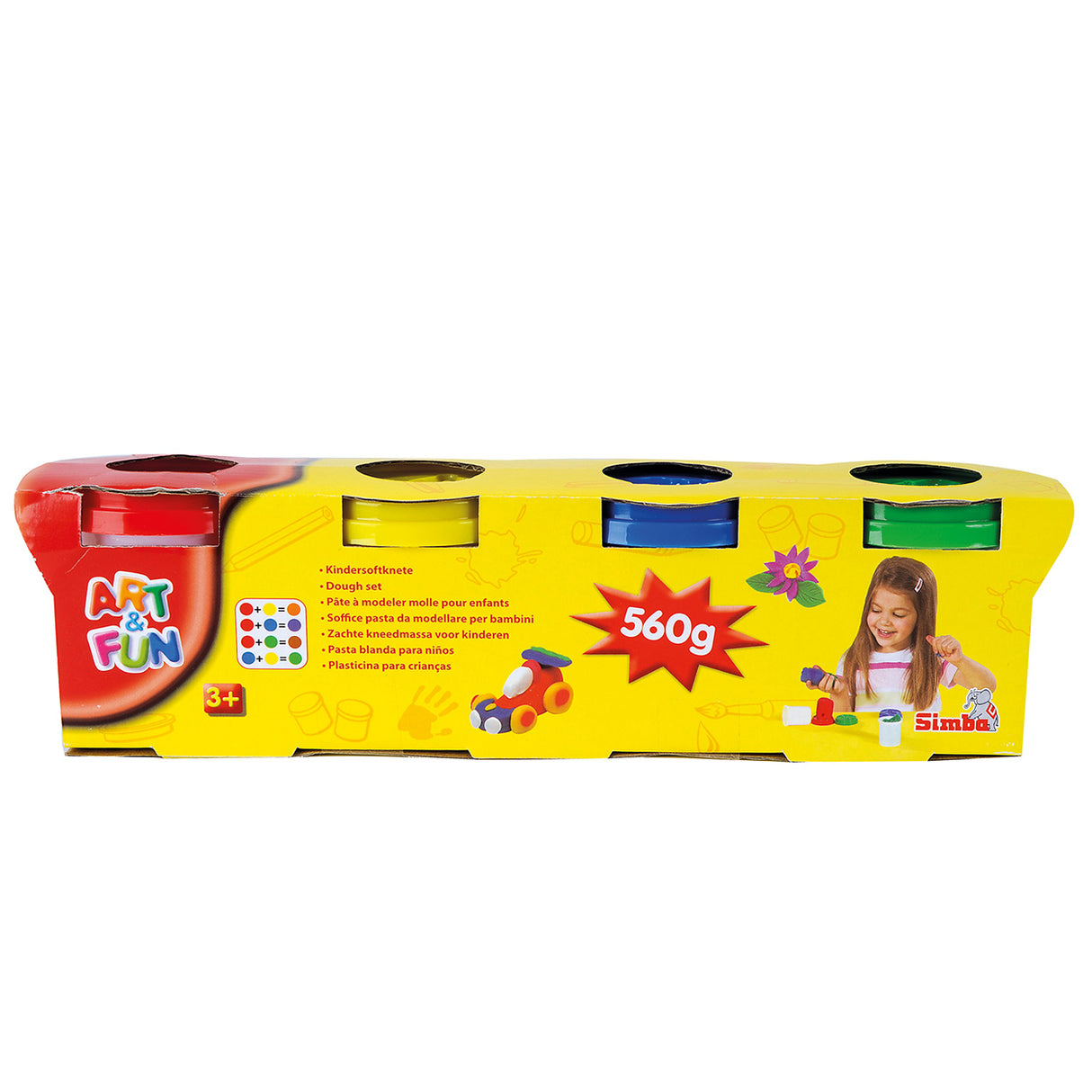 Simba - pâte molle art fun - pâte à modeler - modelage - à partir de 3 ans