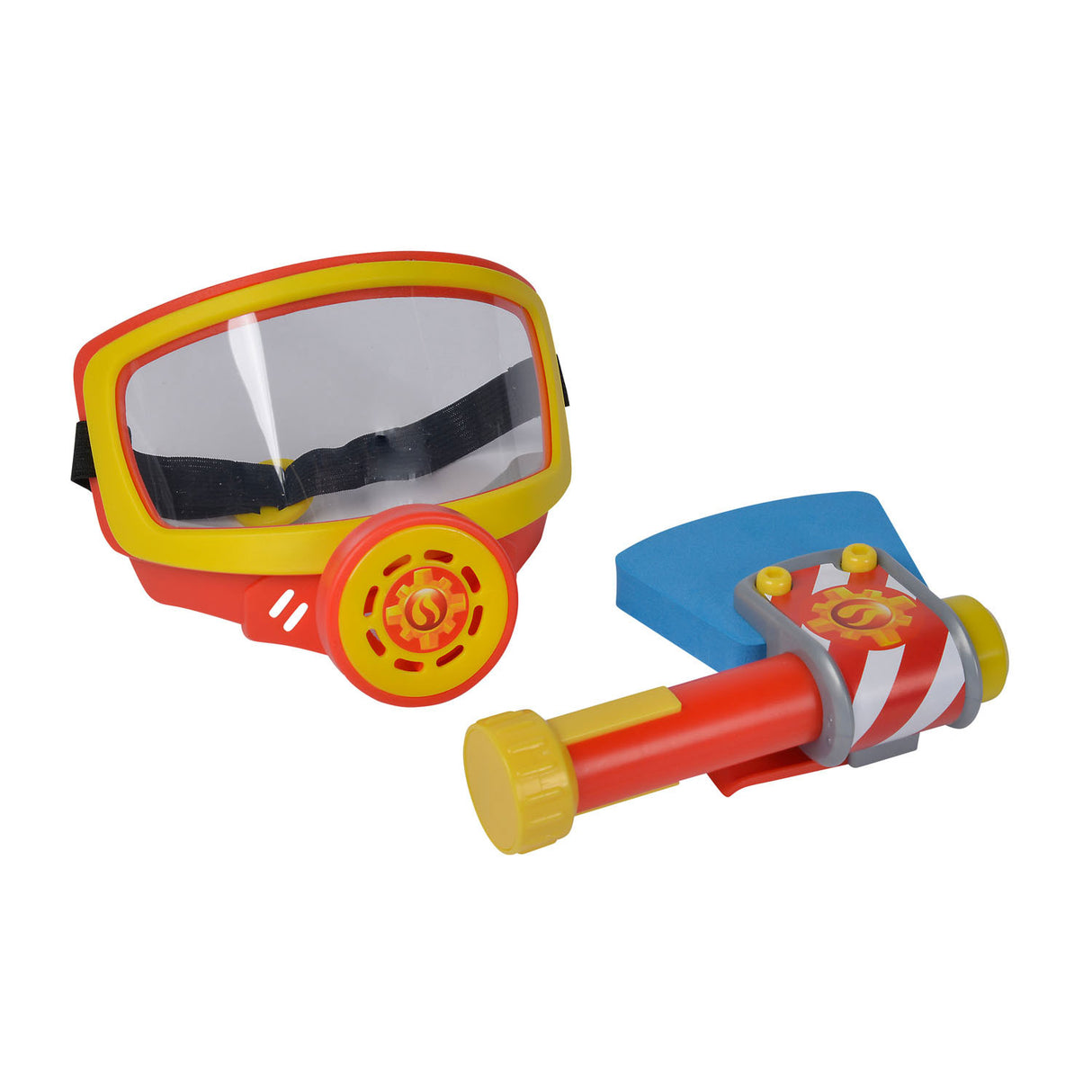 Masque d'oxygène Simba Fireman Sam avec une hache de feu