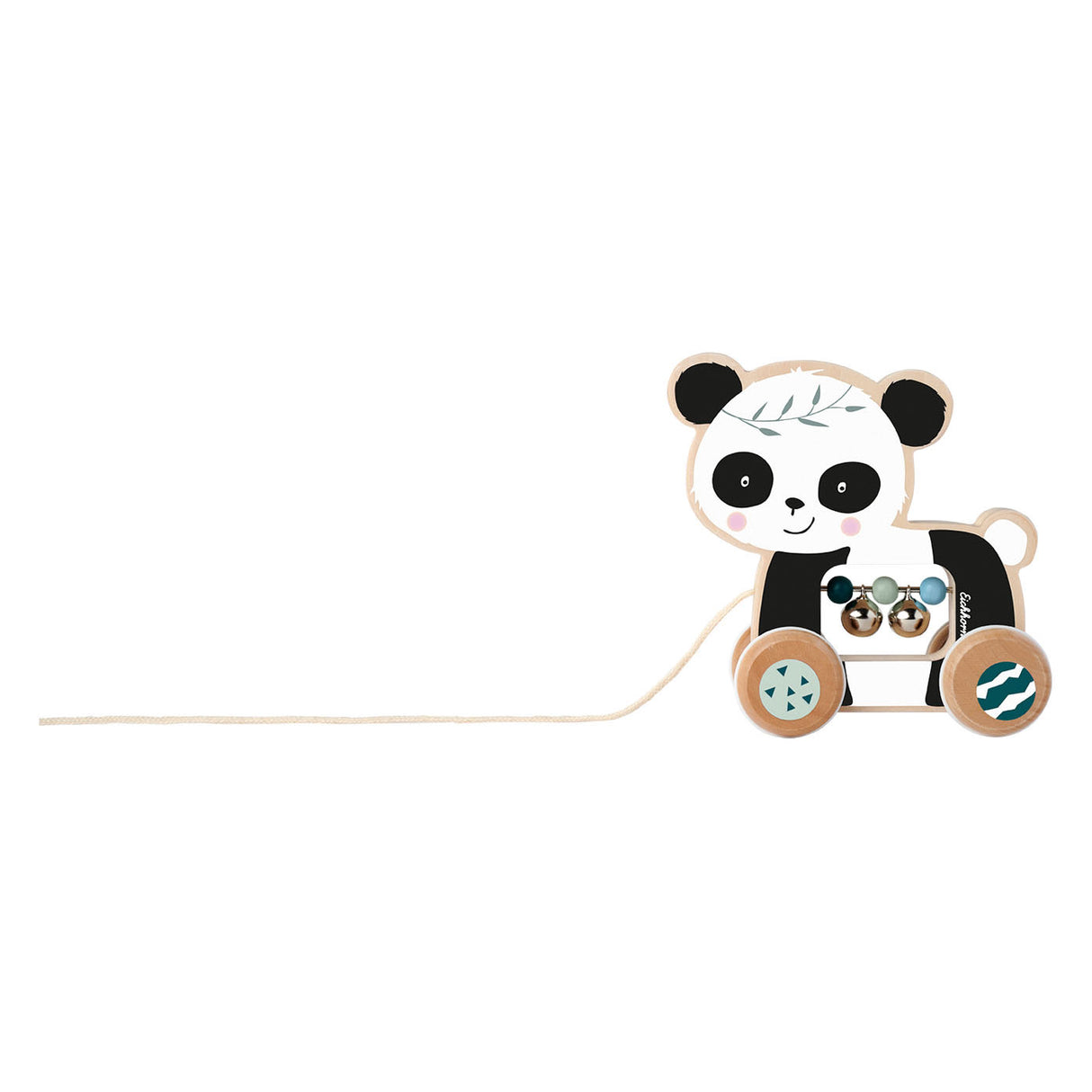 Panda animal de trait en bois Eichhorn