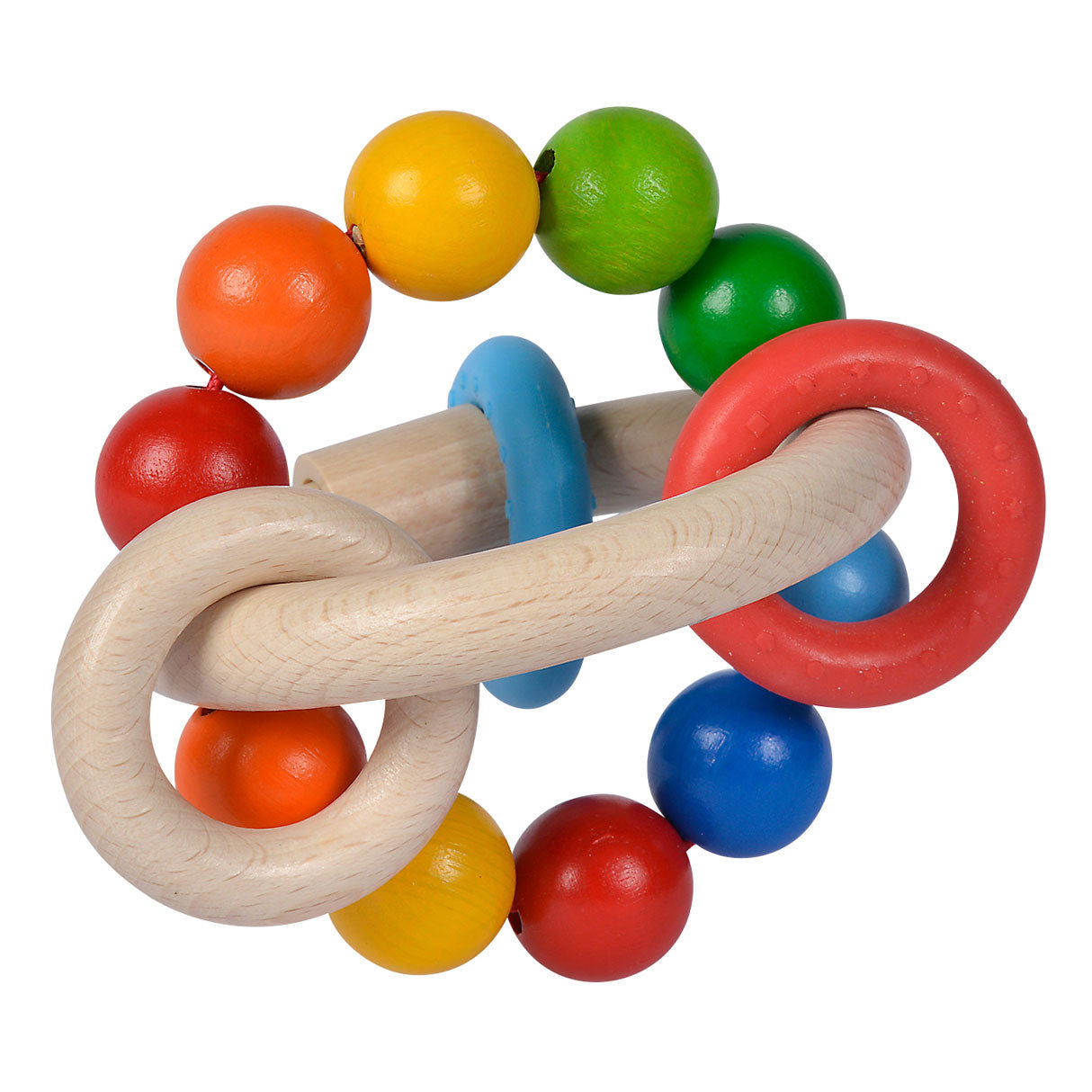 Anneau de préhension en bois pour bébé Eichhorn 3d