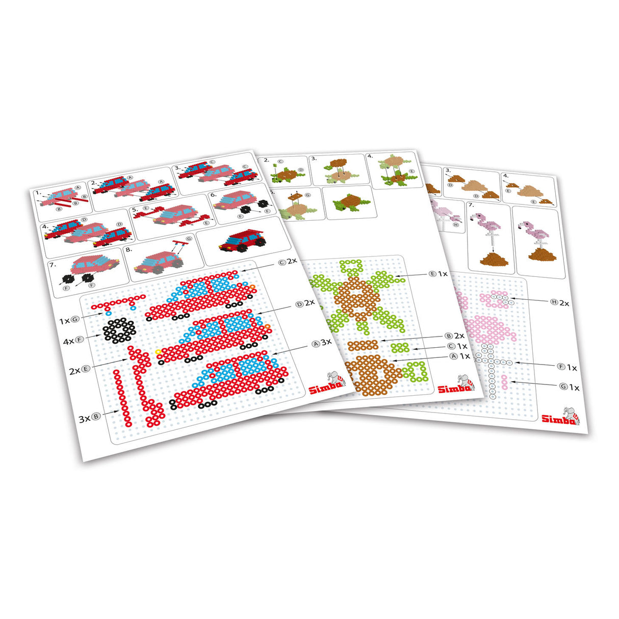 SIMBA Art Fun String Beads 3D Set