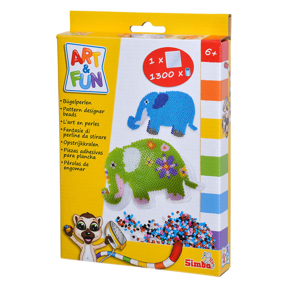 SIMBA Art Fun Imprain Imprain Beads Animal Set