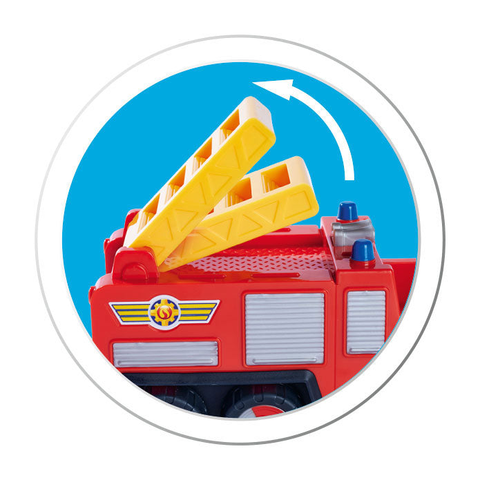Fire de Simba Fireman Sam Jupiter avec Sam Figure